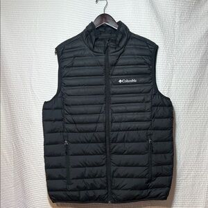 Columbia Quilted Black Vest